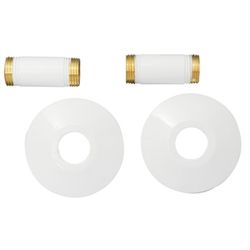 Strømberg Tilslutningssæt  - Hvid 57 mm 