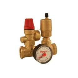 Sikkerhedsaggregat til trykekspansionsbeholdere 