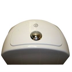 Gustavsberg T2/T1 cisternelåg i hvid plast.