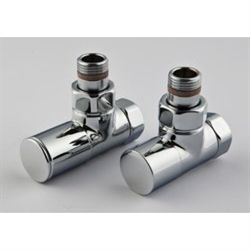 Strømberg VK700 vendbar vinkel ventilsæt - Krom 