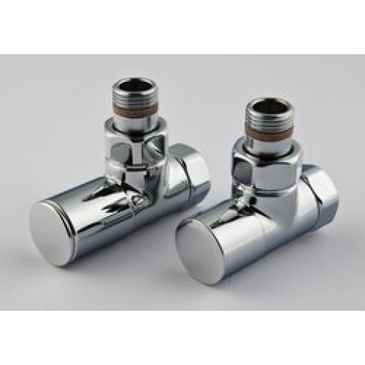 Strømberg VK700 vendbar vinkel ventilsæt - Krom 