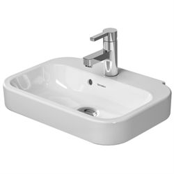 Duravit Happy D.2 Håndvask med overløb, 500 x 360 - fås i flere varianter