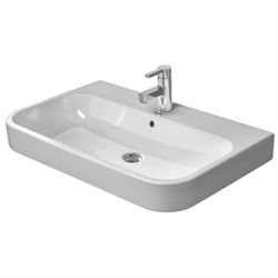 Duravit Happy D.2 håndvask 650 mm med wondergliss og sleben underkant 