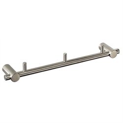 Cool Line knagerække m/3 kroge - matbørstet