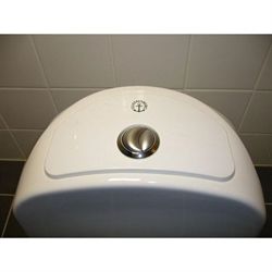 Gustavsberg Nordic T1/U1 trykknap Duo m/stænger