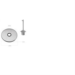 Cool Line Løst toiletbørstelåg