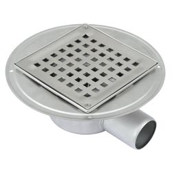 Blücher Square boligafløb, lav med vandlås Ø50 mm