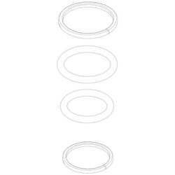 Damixa O ring og slideringe ved tud til G type