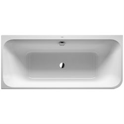 Duravit Happy D.2 badekar, hjørnemodel med panel - fås højre eller venstre vendt.