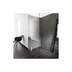 Unidrain Glassline Brusevæg Glas Transparent - 900 mm