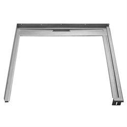 Unidrain Glassline Fast modul glasvæg - Højrevendt 900 x 900