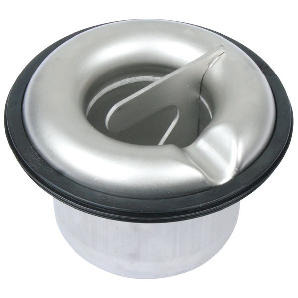 Todelt indbygningsvandlås, lav vandlukke højde