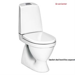 Gustavsberg WC Nautic 5500L med skjult S-lås  - Med CeramicPlus