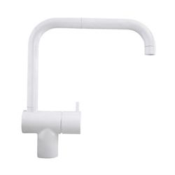 Vola køkkenbatteri KV1 med dobbelt svingbar tud - Hvid