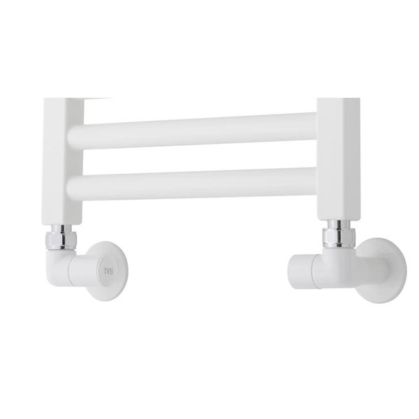 TVS Hjørnevinkel ventilsæt - hvid