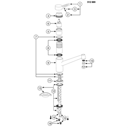 Blanco Actis Reservedel  - Nr. 8 - O-ringe 2 stk.