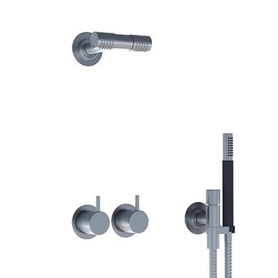 Vola 2471-081 brusebatteri  - Vola 2471-081D i krom 