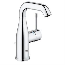 Grohe Essence Håndvaskarmatur m/bundventil, Medium højde - krom 
