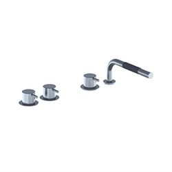 Vola BK4 badekarbatteri  - Vola BK4 i børstet krom