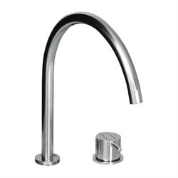 Vola 590H håndvaskbatteri - 265 mm høj - Rustfrit stål