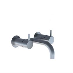 Vola 1621 håndvaskarmatur  - Krom - 220 mm fremspring fra væg