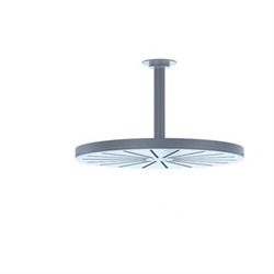 Vola rund hovedbruser Ø286 for loftsmontering - Krom 