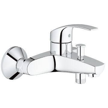 Grohe Eurosmart kar-/brusearmatur med omskifter i krom 