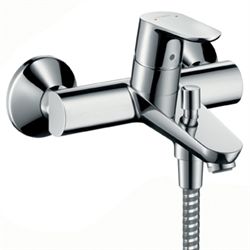 Hansgrohe Focus 1-Grebs Kar-/Brusebatteri i krom