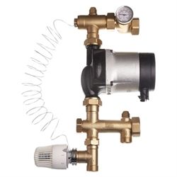 Roth shunt, temostatisk ventil Alpha2L 15-60 pumpe