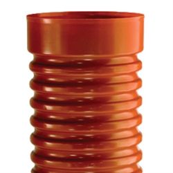 PVC-opføringsrør med muffe 425 x 3000 mm