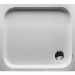 Duravit D-Code brusekar i sanitærakryl - 900 x 800 mm