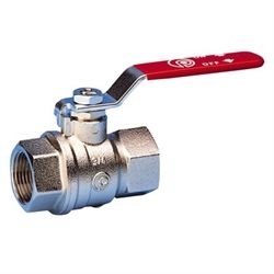 3/4" kuglehane med standardgreb, muffe/muffe