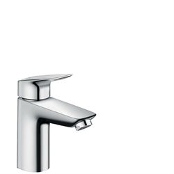 Hansgrohe Logis 100 håndvaskarmatur, m/push bundventil, Krom