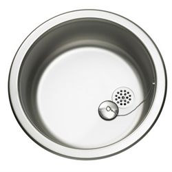 Intra Barants C380 rund køkkenvask Ø450mm til nedfældning