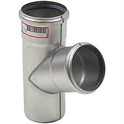 Blücher grenrør 68 grader Ø82-82 mm