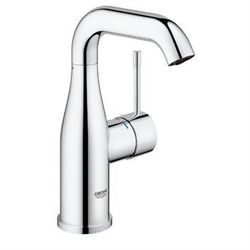 Grohe Essence New håndvaskarmatur med glat krop - krom 