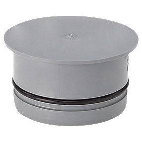 Grå PP prop 75 mm til rørspids