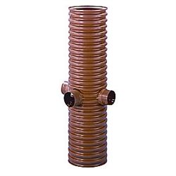 Uponor 315x1350x92/80mm PP-drænbrønd, 2 tilslutnin