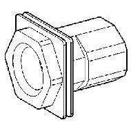 Grohe Tilslutningsstykke/gennemføring for pex