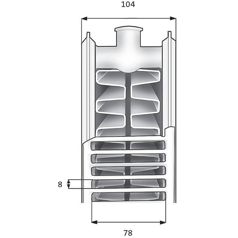 Purmoplan Radiator Purmo Plan radiator med integreret ventil - type FCV22 - 600 x 1600