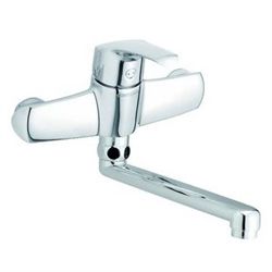 Damixa Rowan Køkkenarmatur til væg i krom - ekskl. Svingtud