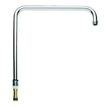 Damixa toprør 300mm for hovedbruser, krom