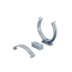 Grå PP rørholder 110 mm