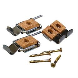 Hansgrohe spejlklemmer krom, 4 stk. Inkl. Skruer