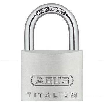 ABUS titalium hængelås 64TI/30 enslukkende 6312