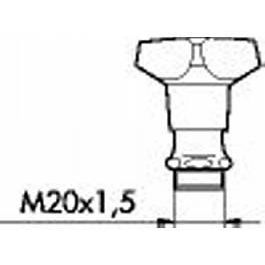 FM Mattson ventiloverdel komplet til posteventil