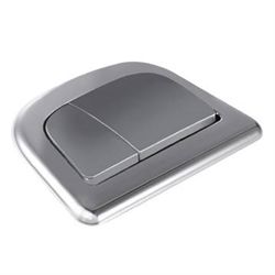 Gustavsberg Nautic komplet lav trykknap, duo skyl, mat krom