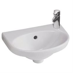 Gustavsberg Nautic 5540 håndvask m/hanehul til højre & Ceramicplus