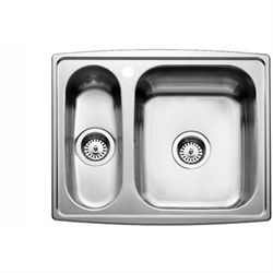Intra Horizon Køkkenvask med vask til nedfældning med stor kumme til højre - 615 mm