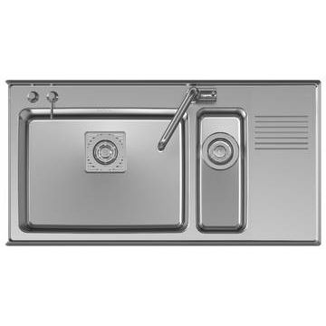 Intra Juvel Frame 97SXH Køkkenvask for underlimning og planlimning